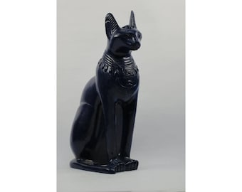 Large Ancient Egyptian Cat Bastet goddess statue for home decoring for sale - Egyptian Cat Bastet