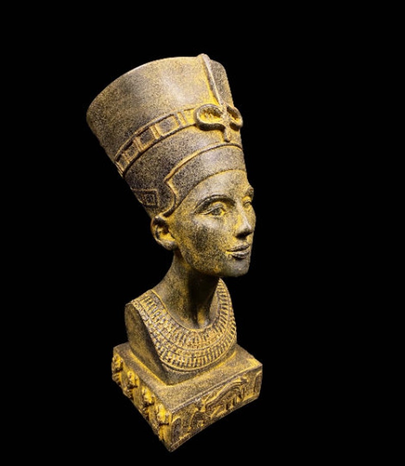 Replica Queen Nefertiti Handmade Replica Handmade Decor Handmade statue handmade antique home decor image 1