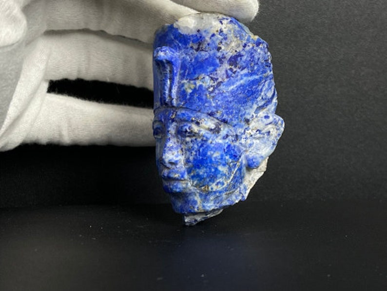 Lapis lazuli Queen NEFERTITI Queen of Egypt Home decor Nefertiti for sale Gemstone image 2