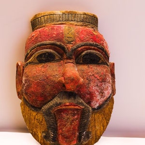Vintage Ancient Egyptian God Bes, God of joy and fertility, God Bes, Egyptian Bes statue, Wood Bes, made in Egypt with care and love