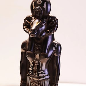 Egyptian God Khnum- Handmade Replica - Handmade Decor- Handmade statue - handmade antique