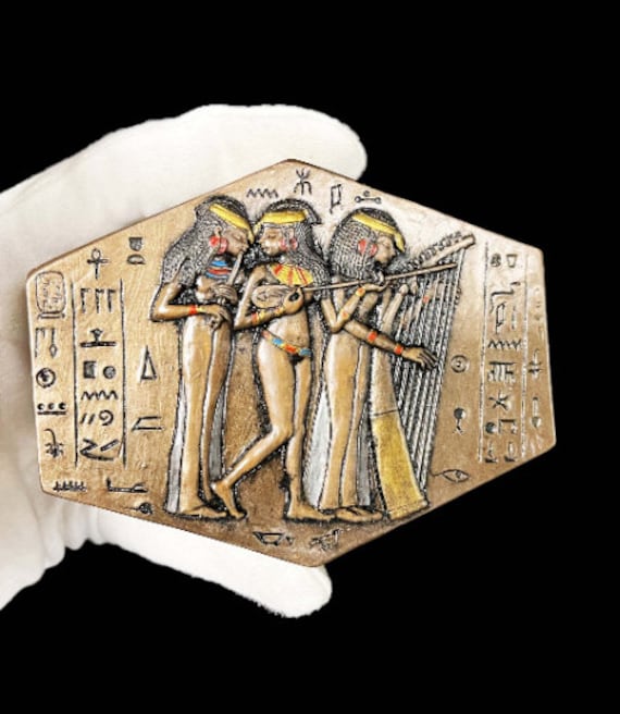 Fantastic Ancient Egyptian Jewelry Box of the Three Egyptian