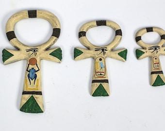 アンク。生命の鍵。エジプトで見事に作られた力強いエジプトの