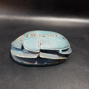 The Good luck SCARAB with the old finishing like the Replica with the Alphabet - made from Flame stone -our item is made with Egyptian soul