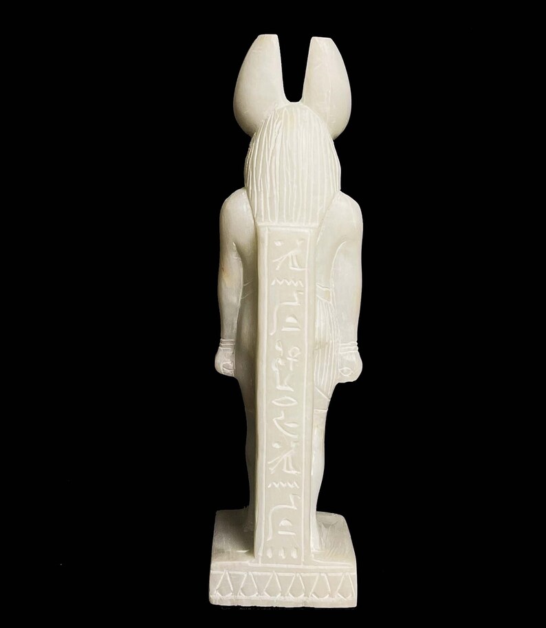 Ancient Egyptian Doctor Anubis Jackal God of Afterlife with Egyptian hieroglyphs image 3