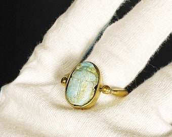 Very Unique Ancient Egyptian Ring of the Egyptian Scarab ( symbol of good luck and protection ) to protect you and give you the best luck