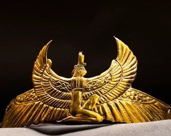 Egyptian Isis goddess Crown, handmade in Egypt with care and love