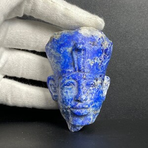 Lapis lazuli Queen NEFERTITI Queen of Egypt Home decor Nefertiti for sale Gemstone image 8