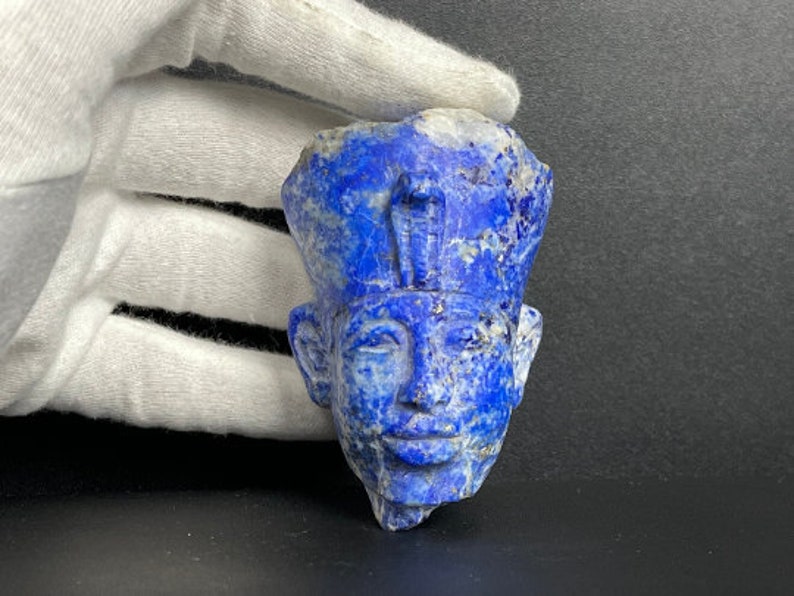 Lapis lazuli Queen NEFERTITI Queen of Egypt Home decor Nefertiti for sale Gemstone image 8