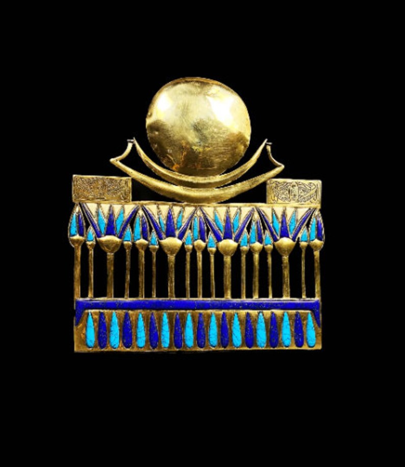 Replica King Tutankhamun Collar Magnificent piece Made by Egyptian hands image 1