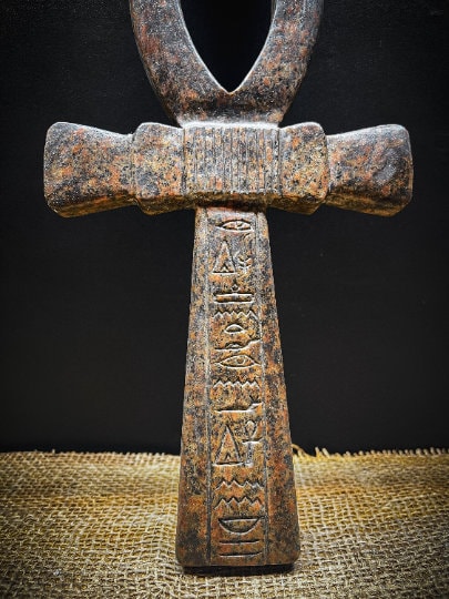 古代エジプトの生命の鍵、アンクの鍵、手作りのアンクの小像。 - Etsy 日本