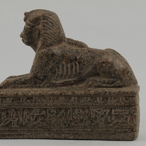 Great Replica of Sphinx in Giza made from Granite stone - perfect choice for Decorating your Home - our item is made with Egyptian soul