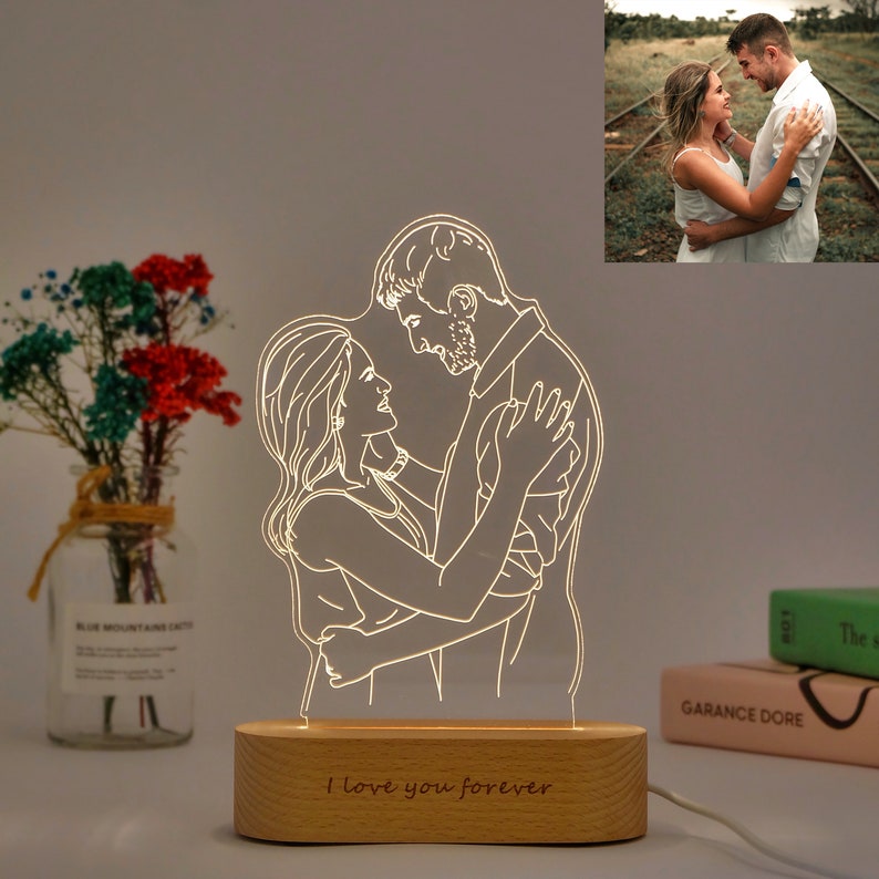 Personalized Photo Lamp - Personalized Mother's Day Gifts