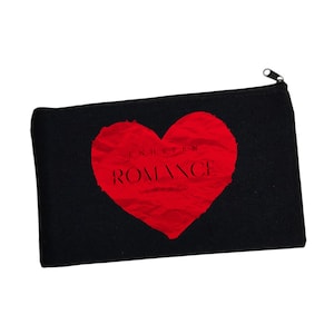 Enha Pencil case - Romance Black and White Kpop make up bag