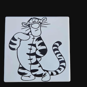 Tigger / Disney / Winnie the Pooh and Friends -  Ceramic Tile Coaster Sublimated