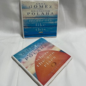 Kristopher Polaha / Anna Gomez Book Cover Tile Coasters Set of 2