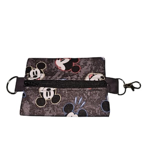 Mickey  Mouse Handmade bag , cotton Zipper Pouch, Cosmetics bag