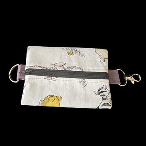 Pooh and Friends Handmade bag , cotton Zipper Pouch, Cosmetics bag