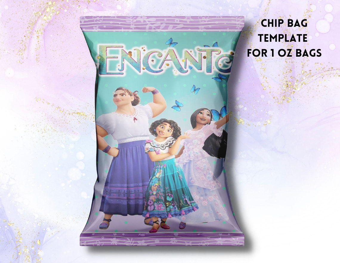 Encanto Chip Bag Encanto Party Favor Encanto Treat Bag Etsy Finland