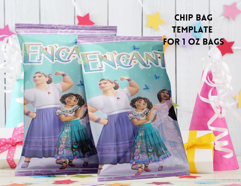 Encanto Chip Bag Encanto Party Favor Encanto Treat Bag Etsy