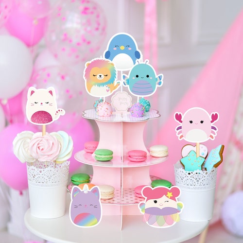 SQUISHMALLOW Hanging Birthday Party Decor Kawaii Party Etsy Canada