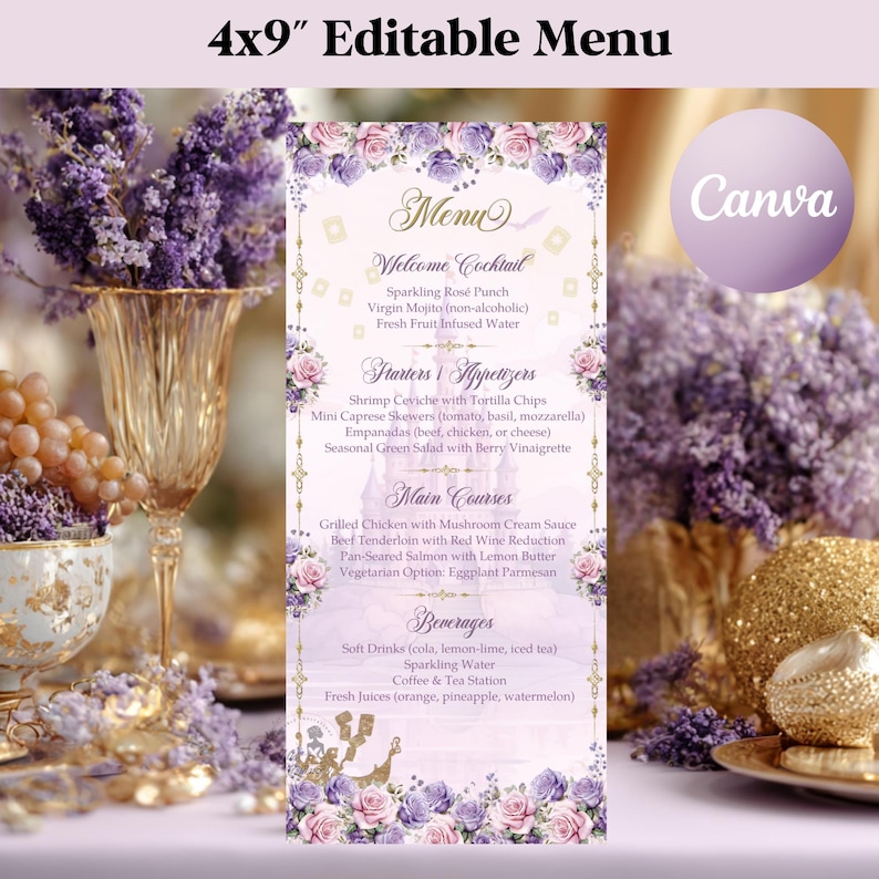 Tangled Menu: 4x9