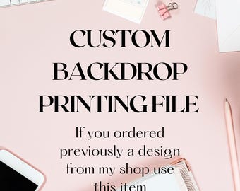 Custom Backdrop Design | Quinceañera Sweet 16 Banner (Digital File)