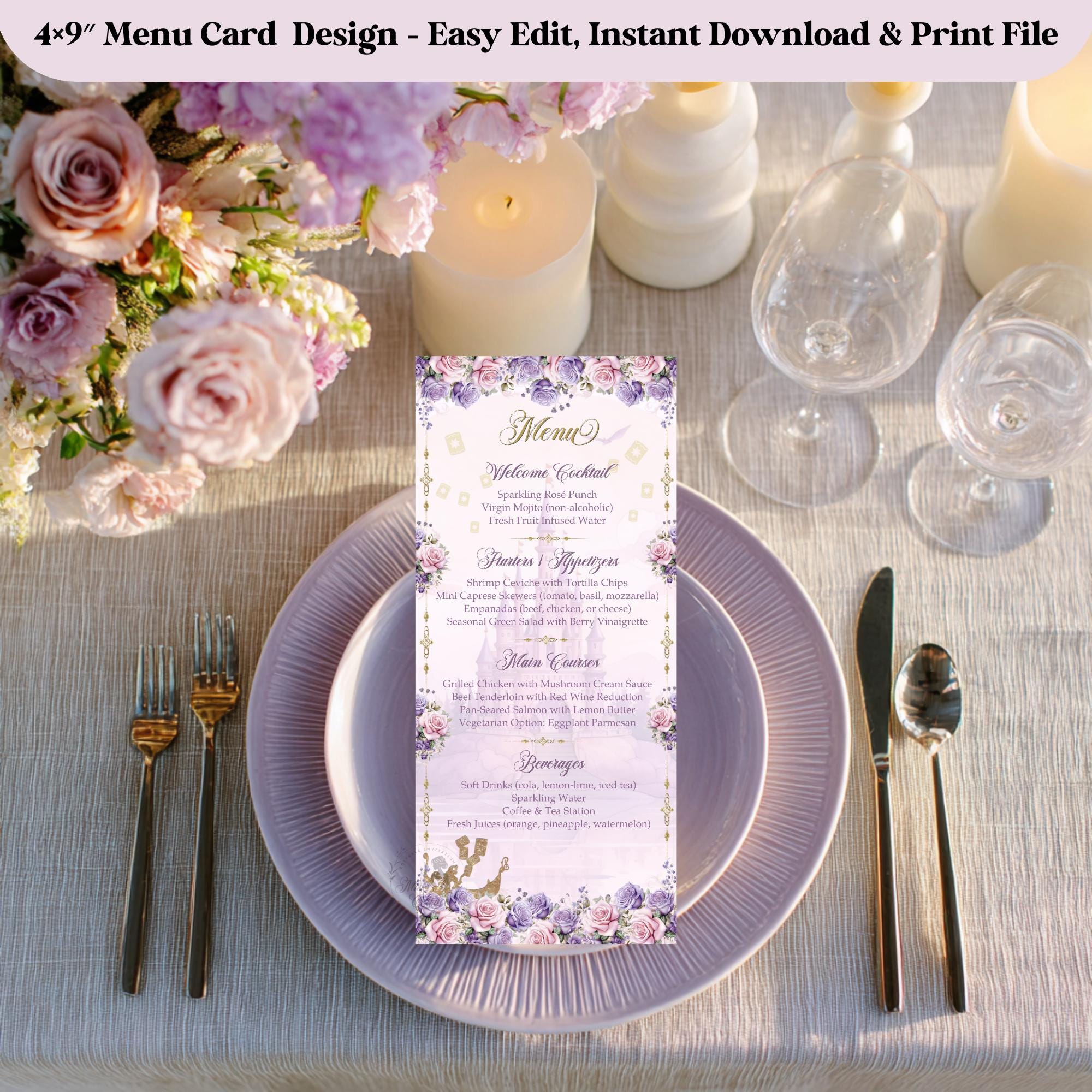 Tangled Menu: 4x9