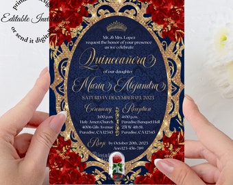 XV Invitations Canva