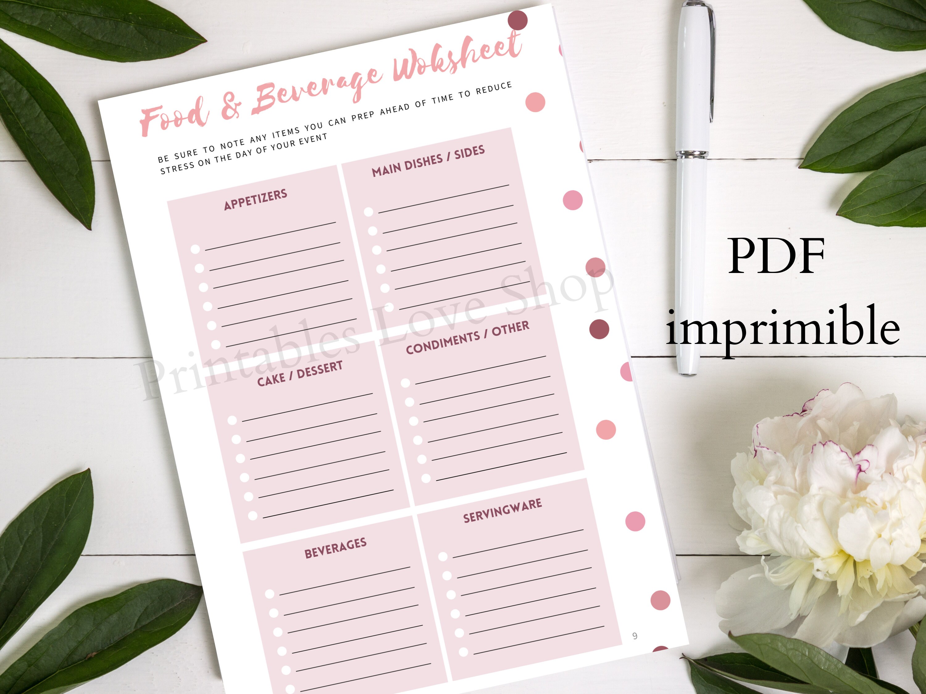 Printable Party Planner Event Planner Birthday Planner - Etsy