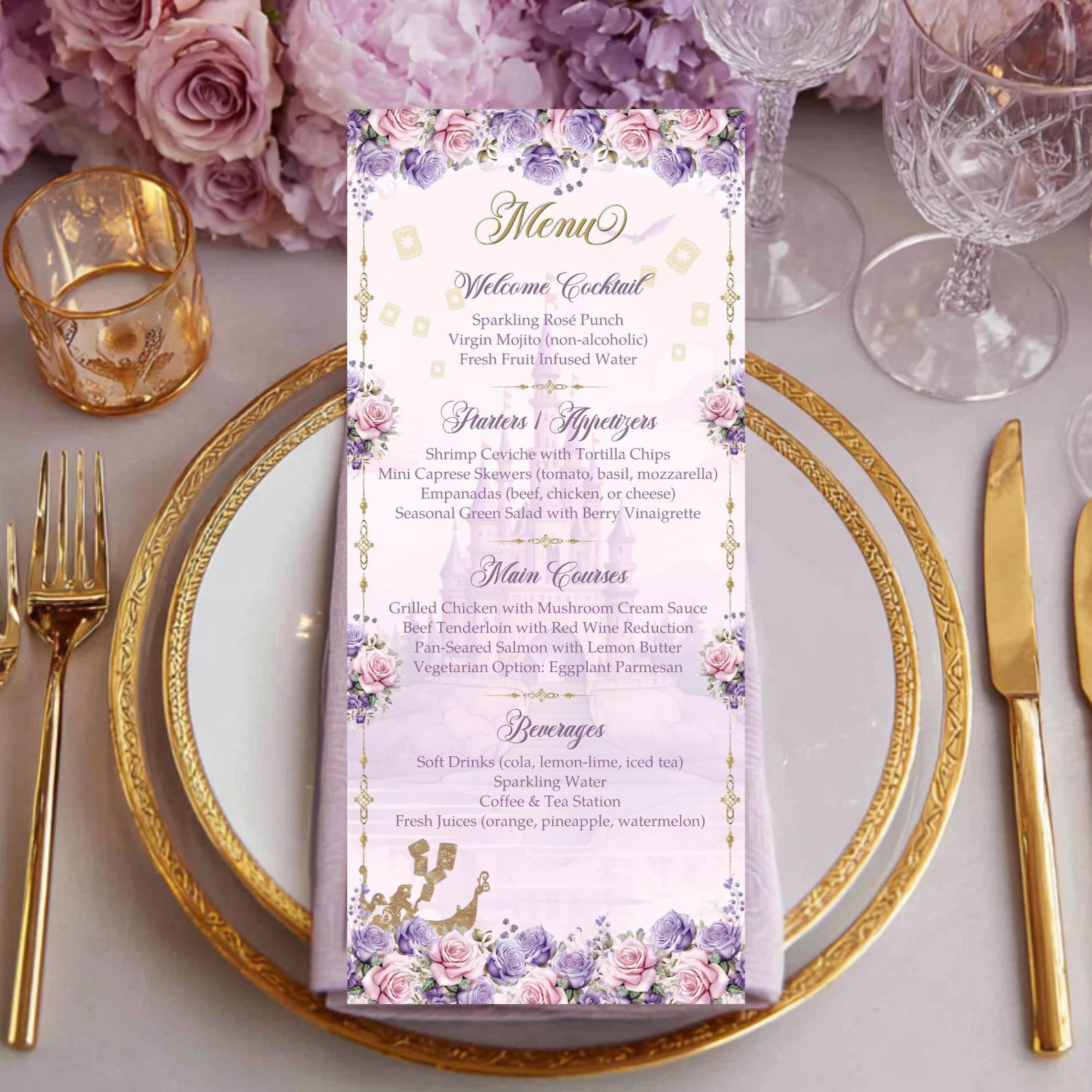 Tangled Menu: 4x9
