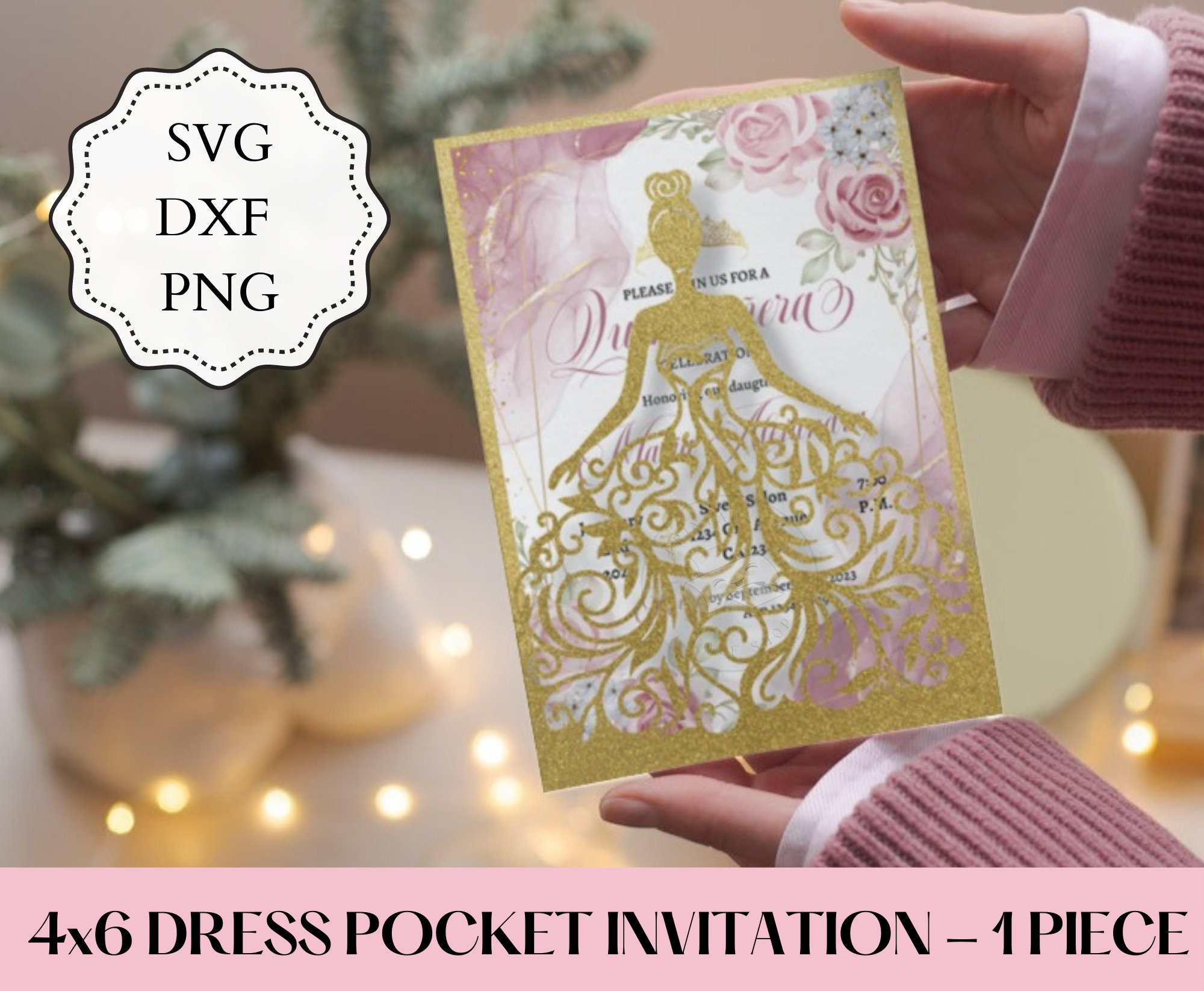 Cut Out Dress Invite - Etsy