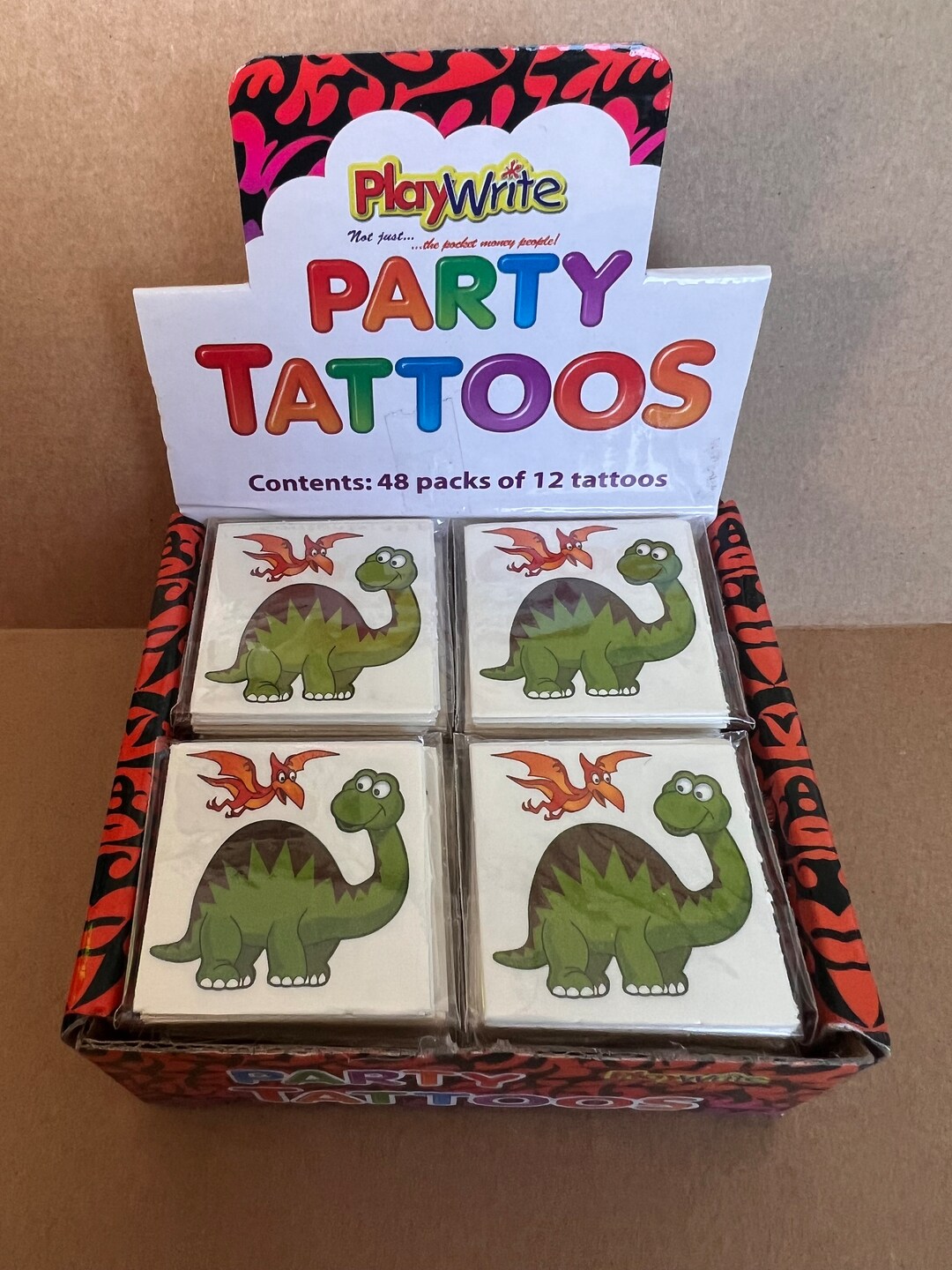 Kids Temporary Dinosaur Tattoos Party Bag Fillers Etsy UK