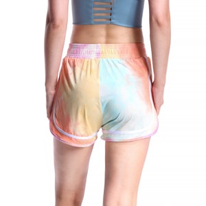Women's Tie Dye Shorts for Lounge Workout Athletic GYM Running Yoga image 9