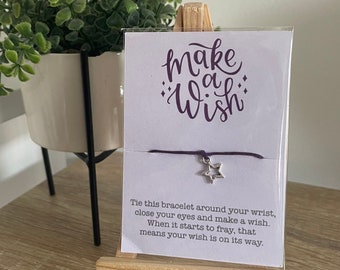 Make a Wish bracelet, party favours, gifts for her, end of term gifts, gifts for all occasions