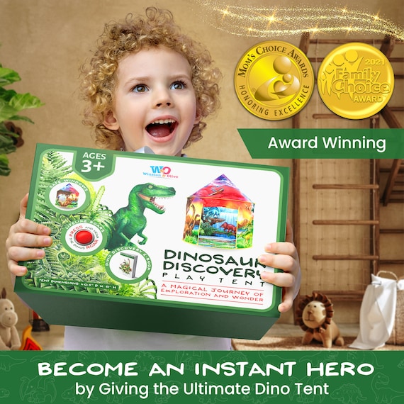 Kids sales dinosaur tent