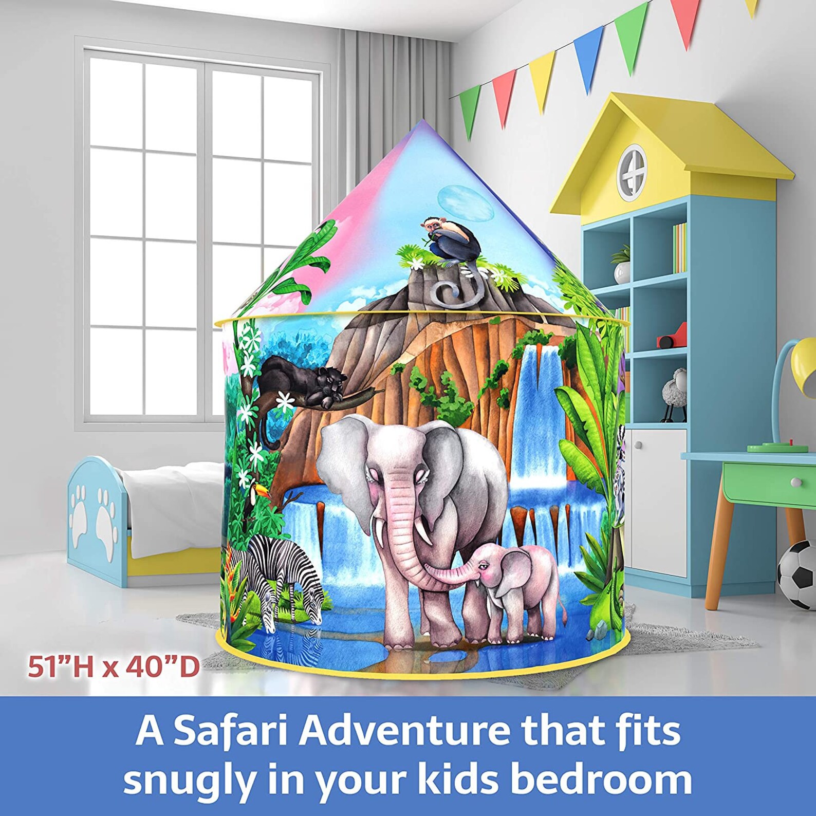 Kids Play Tent with Jungle Sounds Safari Room Decor Etsy