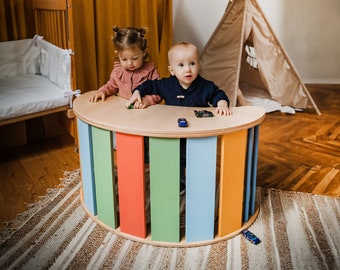 Montessori Kletterbogen, Montessori Möbel, Baby Rocker, Kinder Lerntisch, Montessori Kleinkind Kletterer Spielzeug, 2 Jahre altes Jungen Geschenk