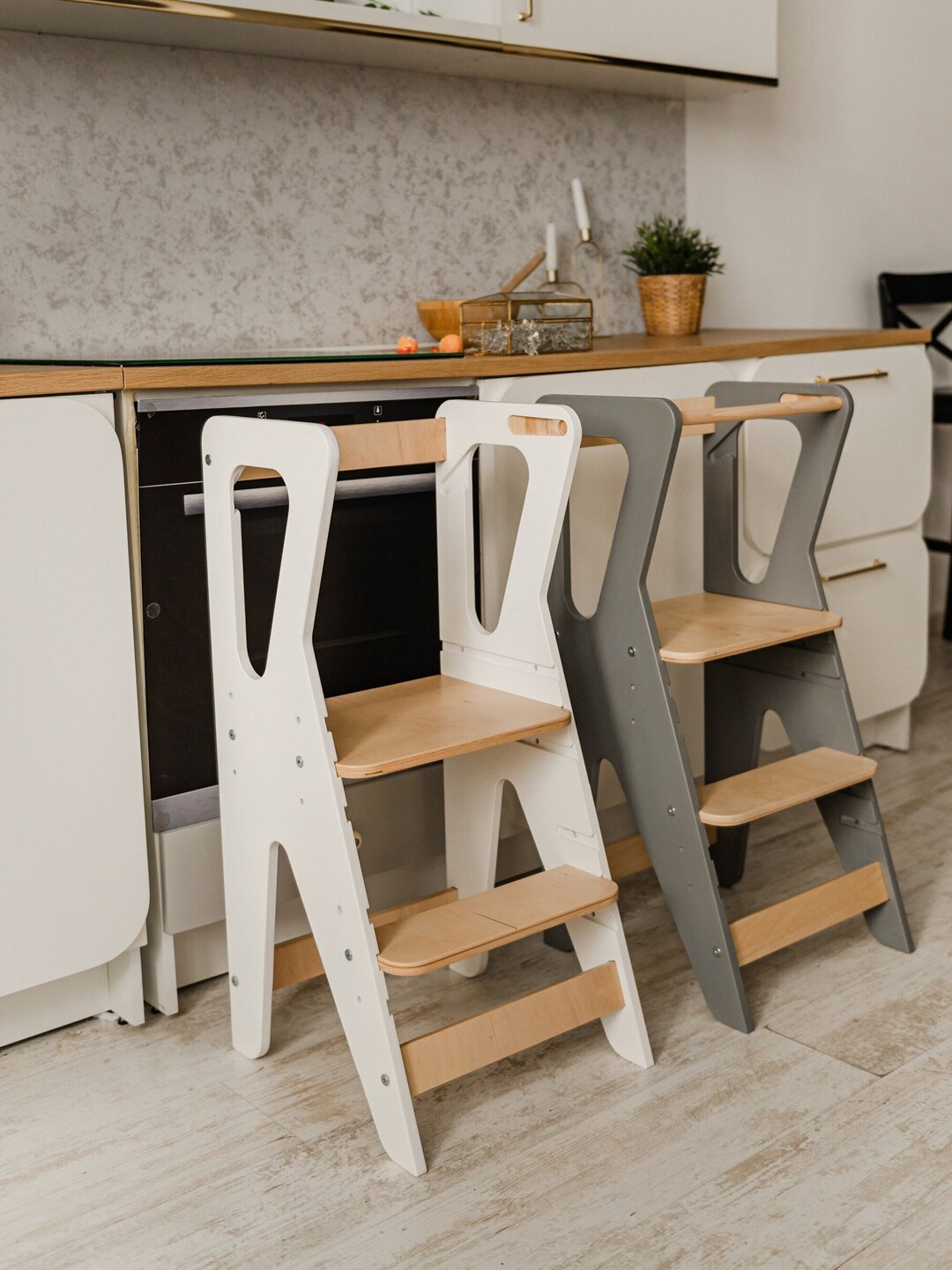 Learning Tower Toddler Step Stool Adjustable Toddler Tower Etsy