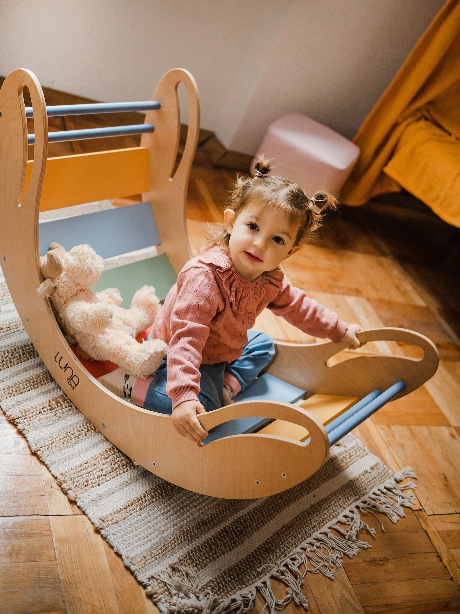 Montessori Rocker, Montessori Toddler Climbing Arch, Montessori Toys 2 ...