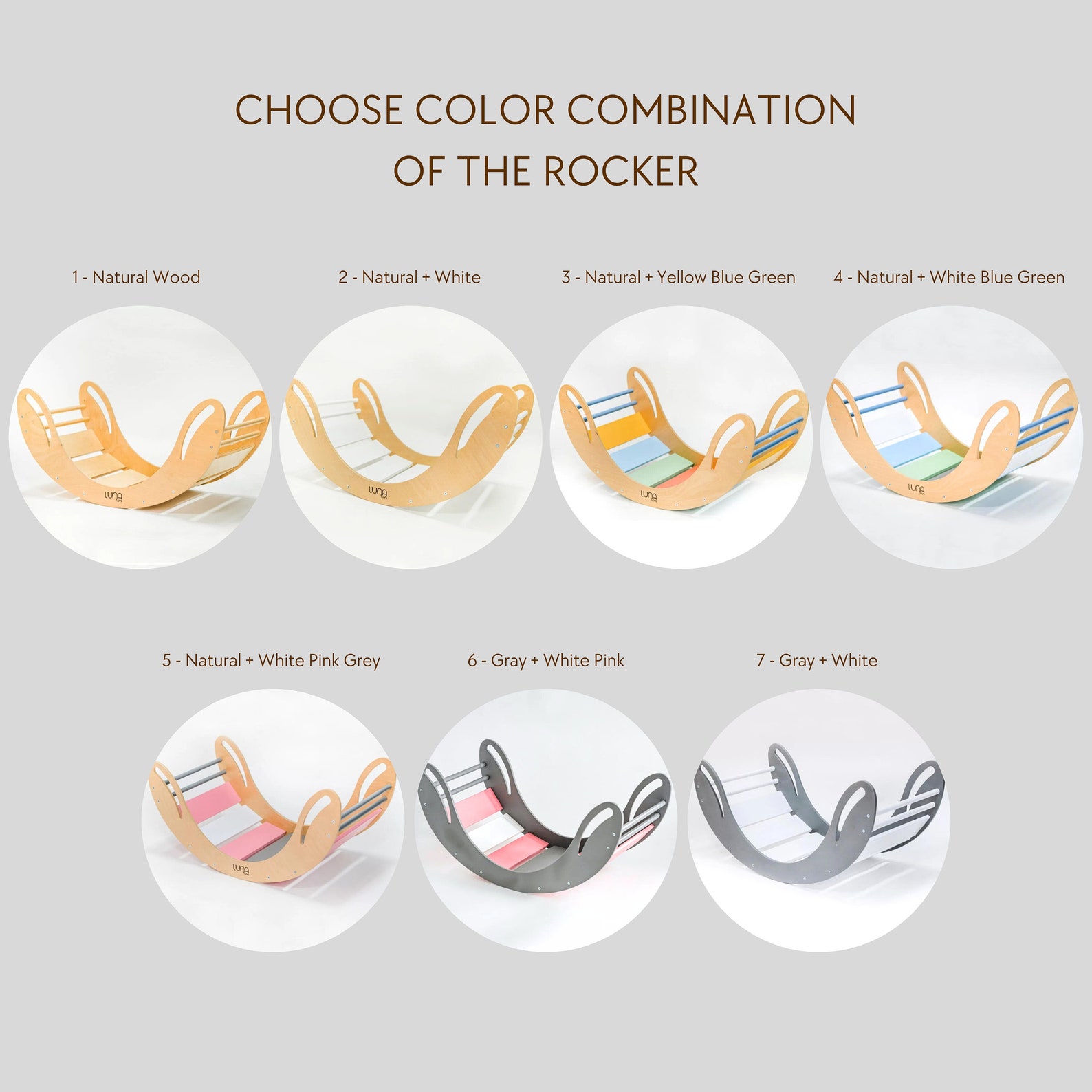 Montessori Rocker, Montessori Toddler Climbing Arch, Montessori Toys 2 ...