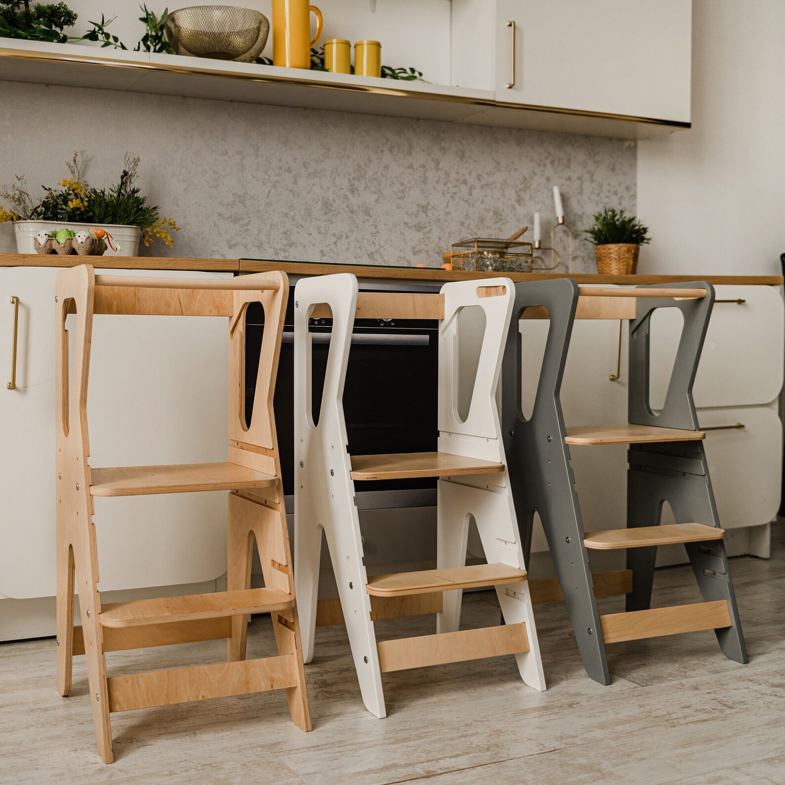 Learning Toddler Tower, Step Stool, Adjustable Toddler Tower