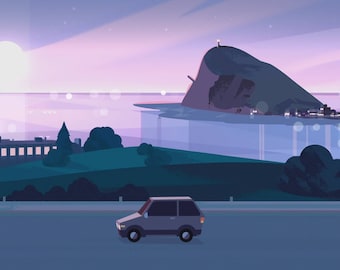 Steven Universe Leaving Beach City