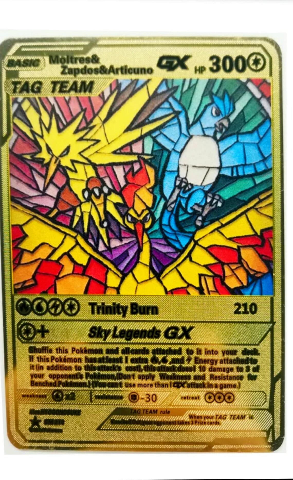 Custom Gold Pokemon Cards Etsy