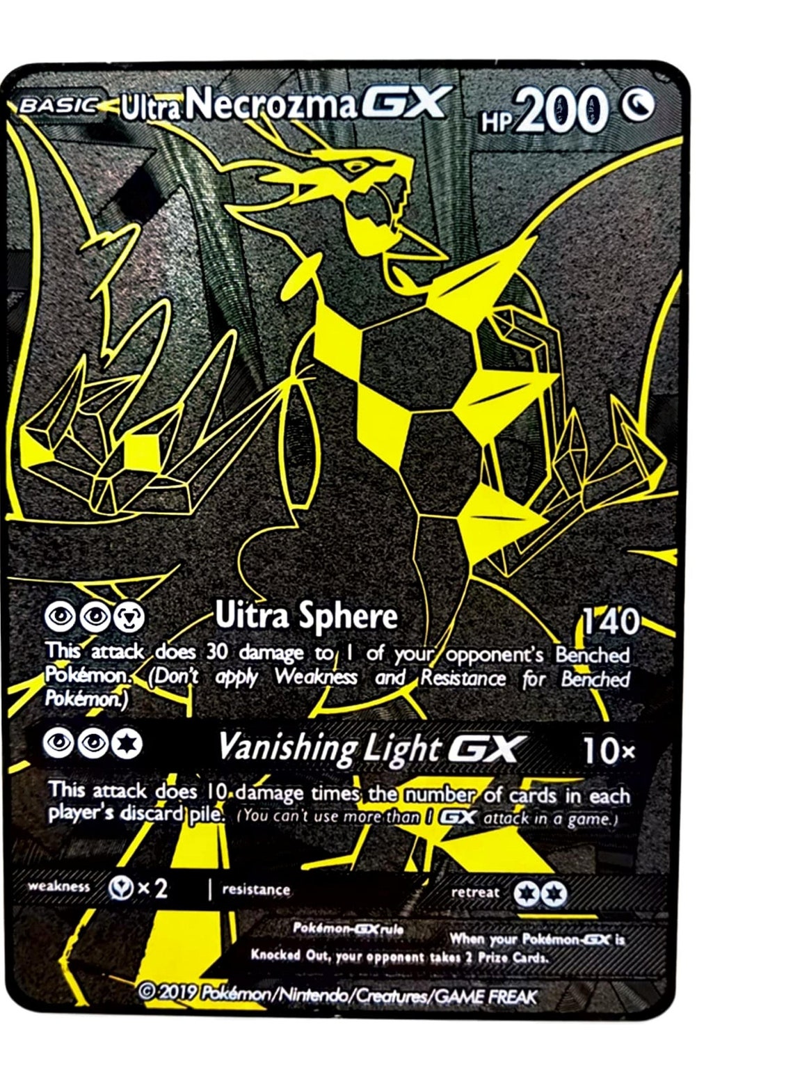 Custom Gold and Black Pokemon Cards Etsy