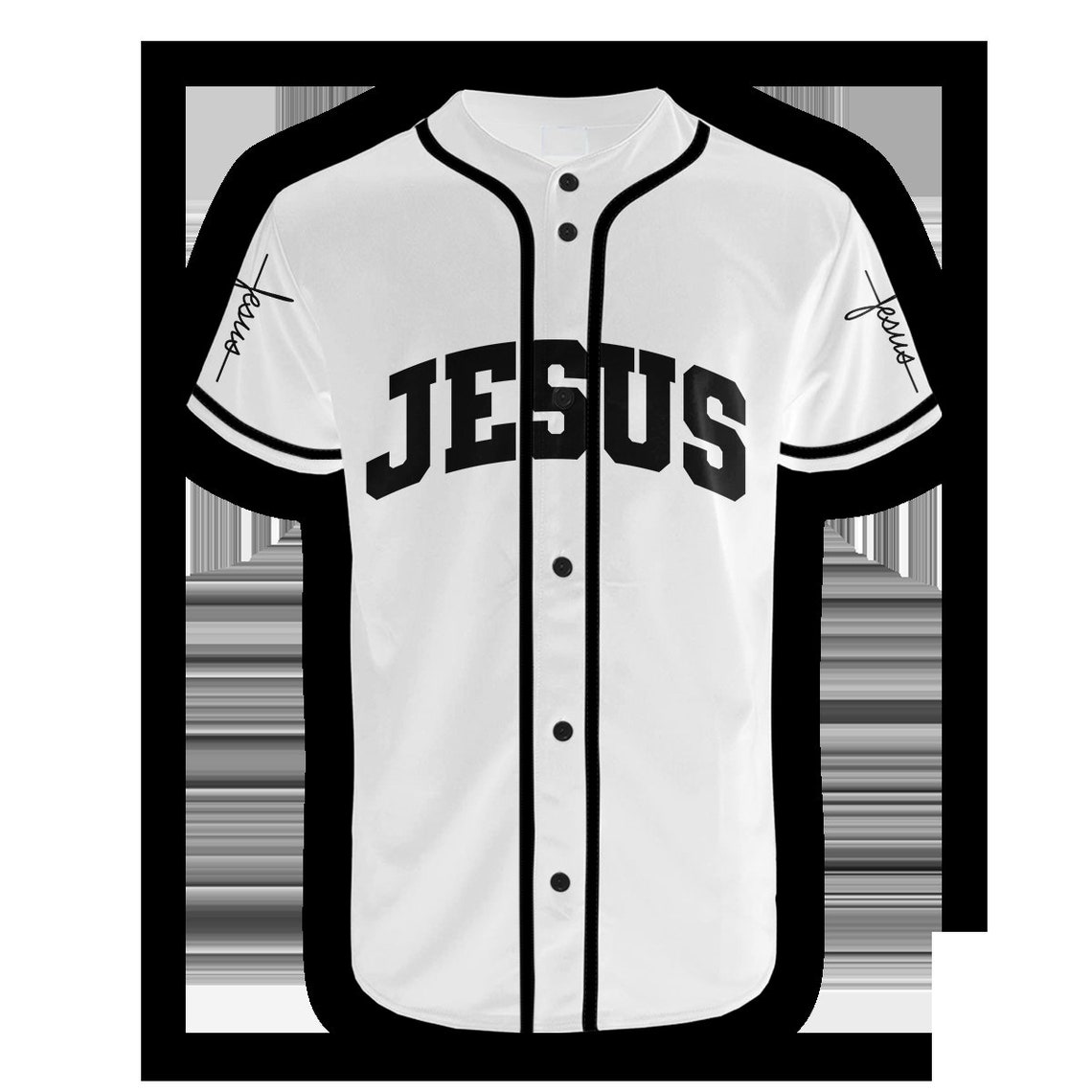 Jesus Christian Personalized Name and Number Athletic Style Etsy