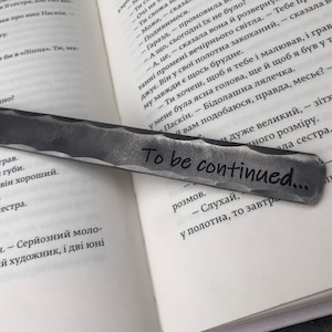 Reader gift - Gift for Book Lover s- 6th Wedding Anniversary – 6th anniversary gift - gift for him - gift for her - Personalized bookmark