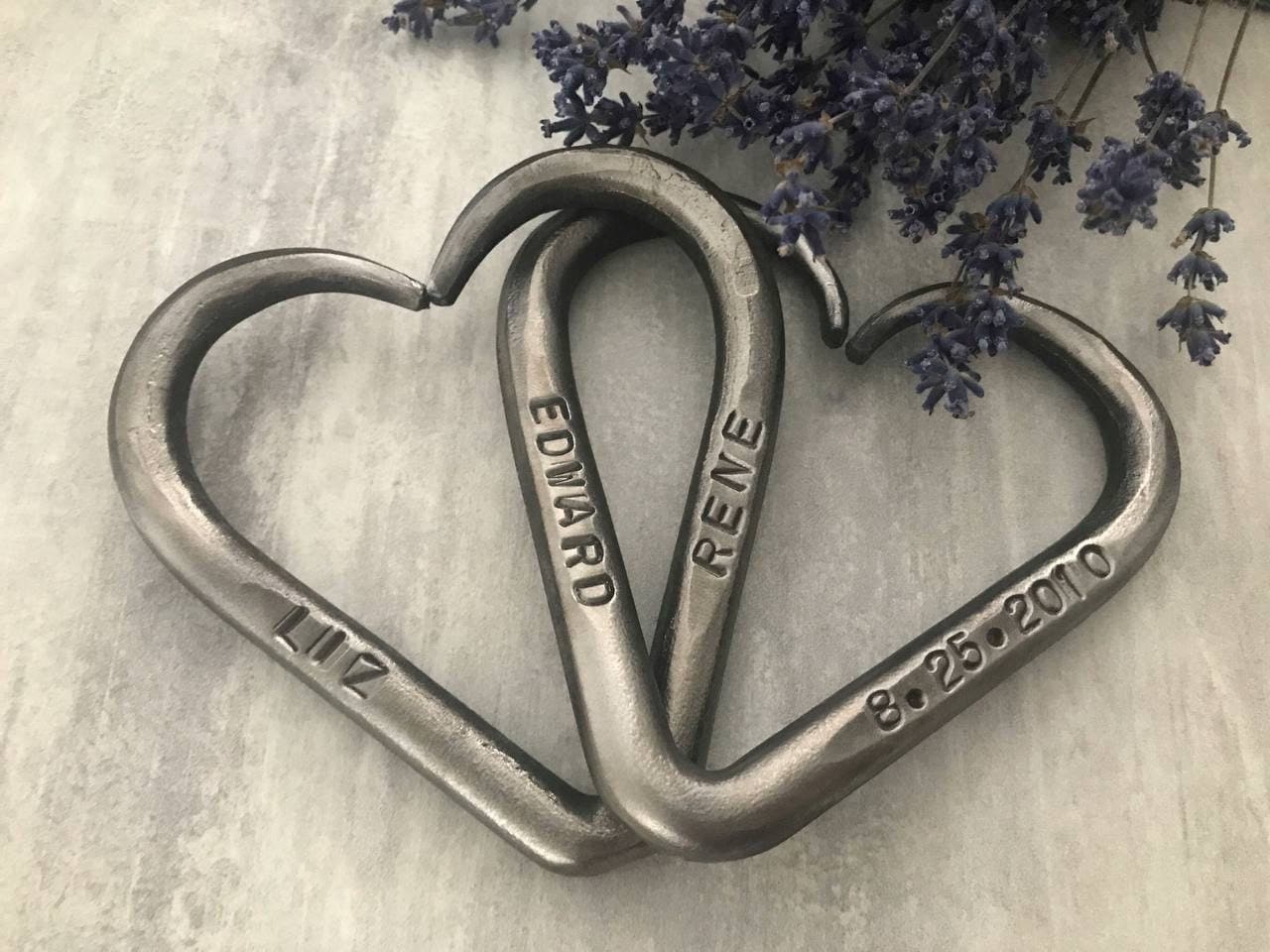 personalized-steel-hearts-11th-anniversary-gift-steel-hearts-lovely