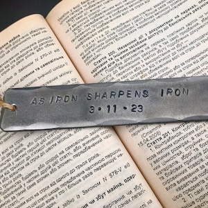 Reader gift - Gift for Book Lover s- 6th Wedding Anniversary – 6th anniversary gift - gift for him - gift for her - Personalized bookmark