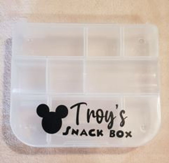 Personalize Travel Snack/snackle Box for Toddlers and Kids 